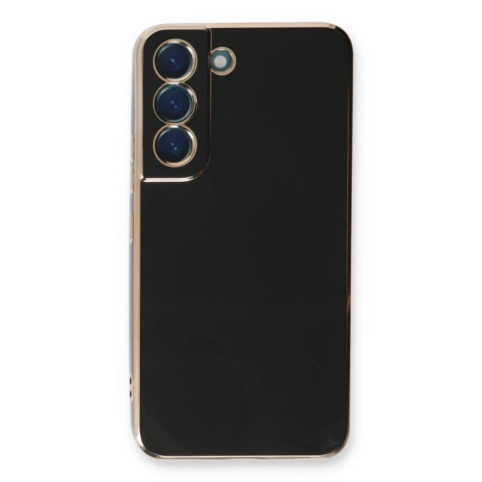 Durukar®  Samsung Galaxy S22 Plus Kılıf Volet Silikon - Siyah