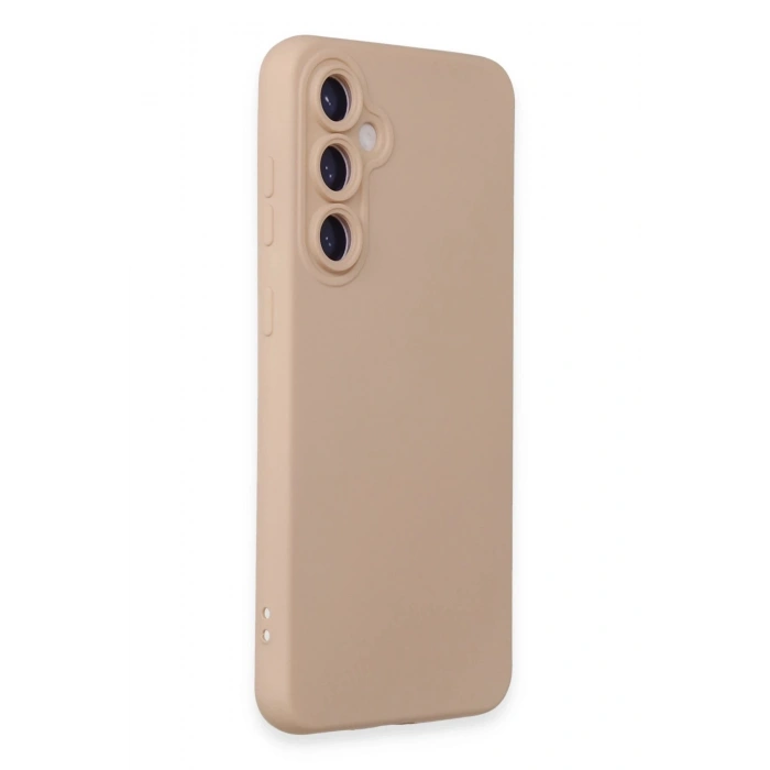 Durukar®  Samsung Galaxy S23 FE Kılıf Nano içi Kadife Silikon - Pudra