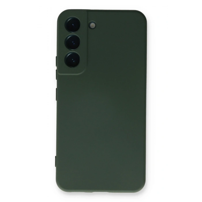 Durukar®  Samsung Galaxy S23 Plus Kılıf Nano içi Kadife Silikon - Koyu Yeşil
