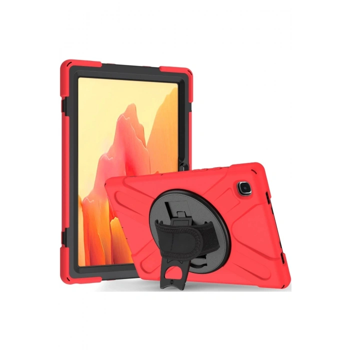 Durukar®  Samsung Galaxy T500 Tab A7 10.4 Kılıf Amazing Tablet Kapak - Kırmızı