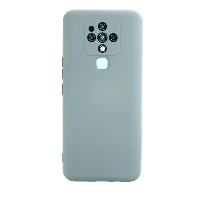 Durukar®  Tecno Camon 16 Kılıf Nano içi Kadife Silikon - Buz Mavisi