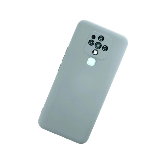Durukar®  Tecno Camon 16 Kılıf Nano içi Kadife Silikon - Buz Mavisi