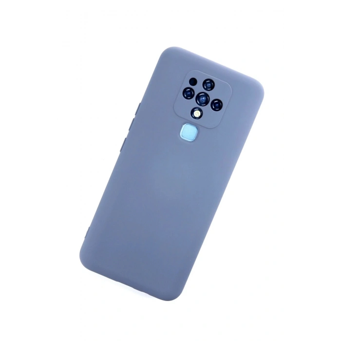 Durukar®  Tecno Camon 16 Kılıf Nano içi Kadife Silikon - Gri