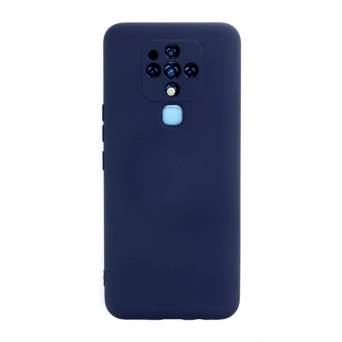 Durukar®  Tecno Camon 16 Kılıf Nano içi Kadife Silikon - Lacivert