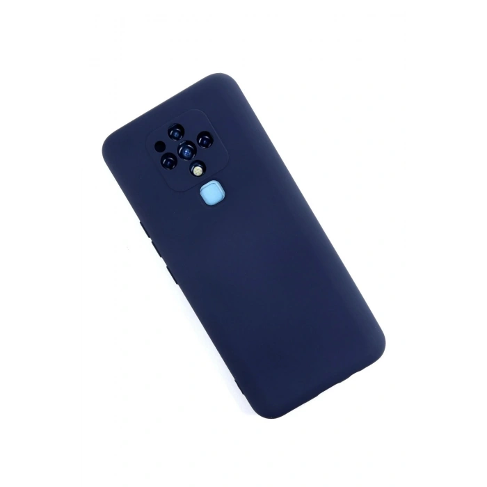 Durukar®  Tecno Camon 16 Kılıf Nano içi Kadife Silikon - Lacivert