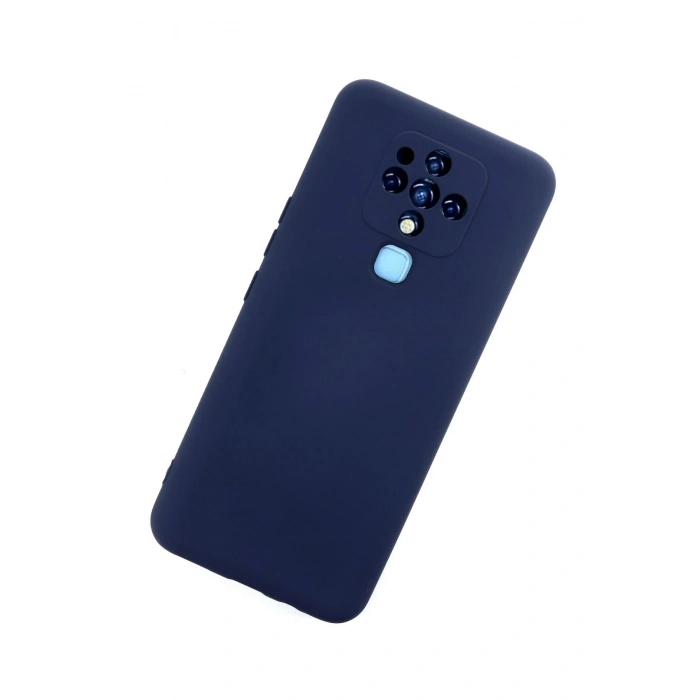 Durukar®  Tecno Camon 16 Kılıf Nano içi Kadife Silikon - Lacivert