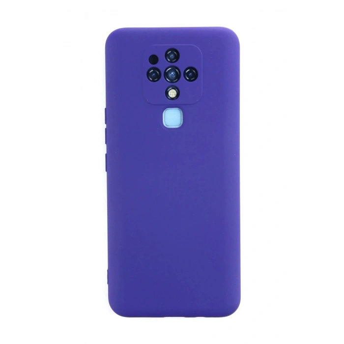 Durukar®  Tecno Camon 16 Kılıf Nano içi Kadife Silikon - Mor