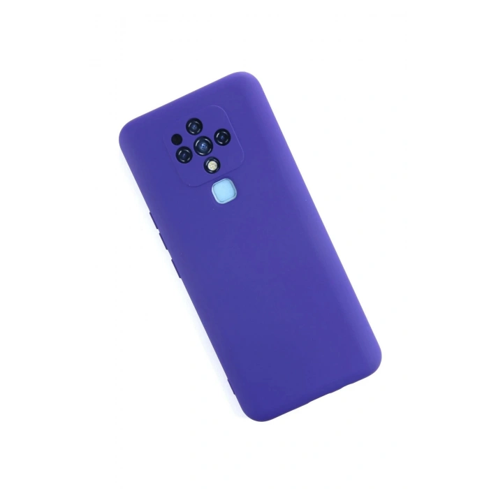 Durukar®  Tecno Camon 16 Kılıf Nano içi Kadife Silikon - Mor
