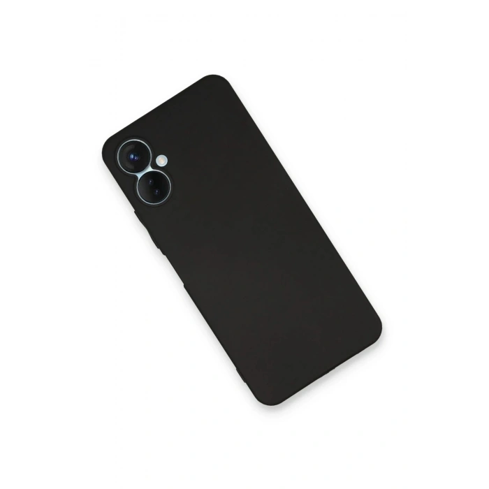 Mey İthalat®  Tecno Spark 9 Pro Kılıf First Silikon - Siyah