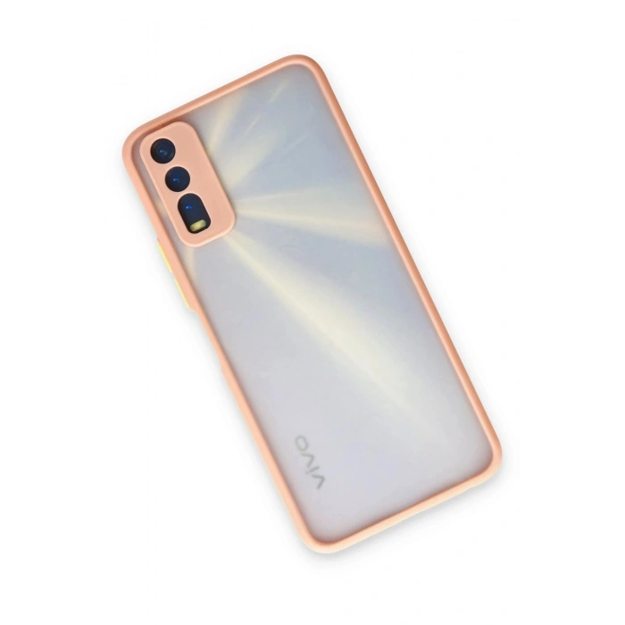 Durukar®  Vivo Y11S Kılıf Montreal Silikon Kapak - Pembe