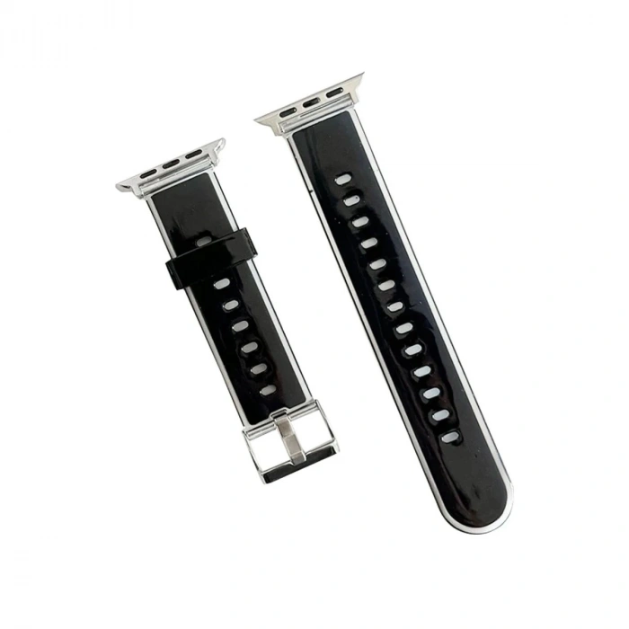 Durukar®  Watch 38mm Jelly Silikon Kordon - Siyah