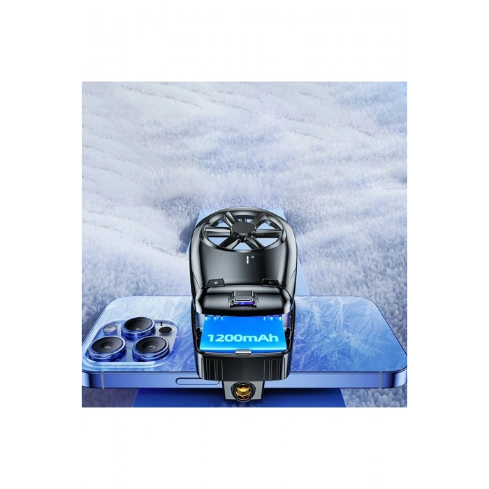 Durukar®  X110 Radyatör Telefon Soğutucu Fan - Siyah