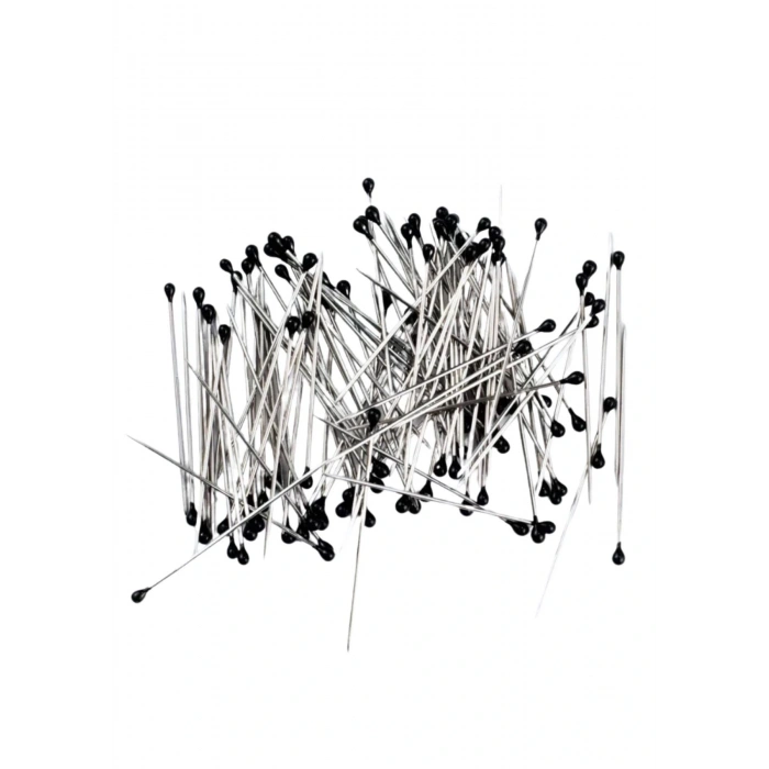 Minelli İğne Kutulu Siyah Başlı 100lü