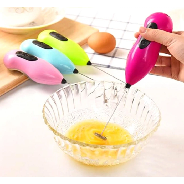 Mini Pilli Karıştırıcı ve Köpürtücü El Mikseri (5365)