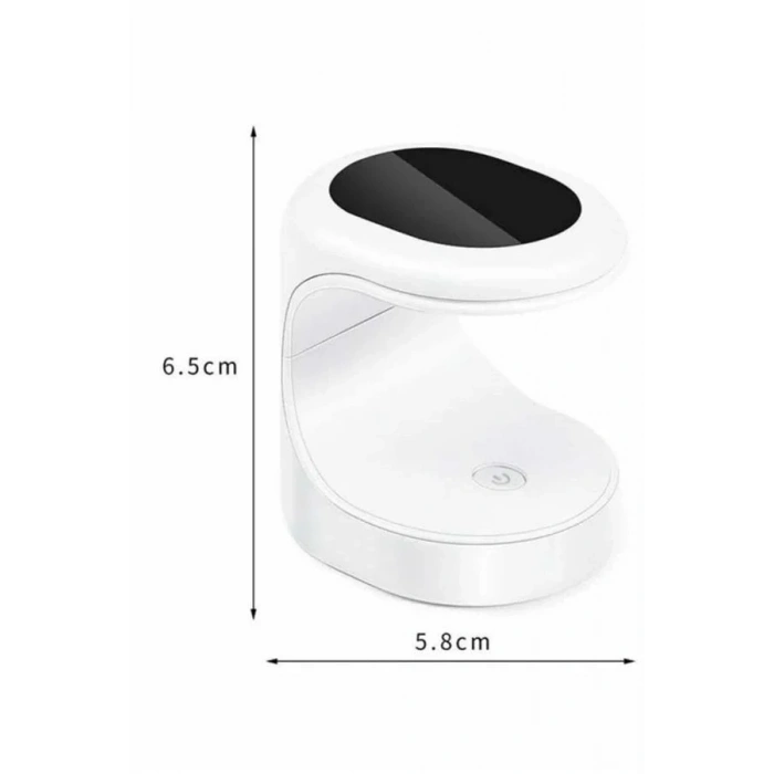 Mini Seyahat Tipi Oje Kurutucu 16 Watt Mor Işık