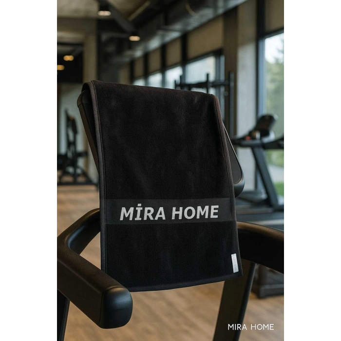 Mira Home Spor Havlusu Fitness Yumuşak Sporcu Havlu 100 Pamuklu 30x100 Cm