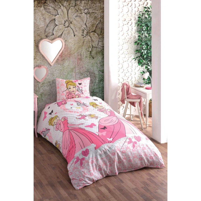 Mira Home Single Girl Child Bedding Set Princess