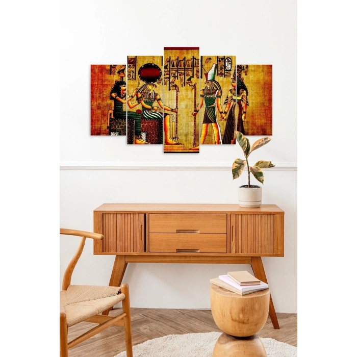 Mısır Tablo 5 Parçalı Mdf Tablo 60 x 100