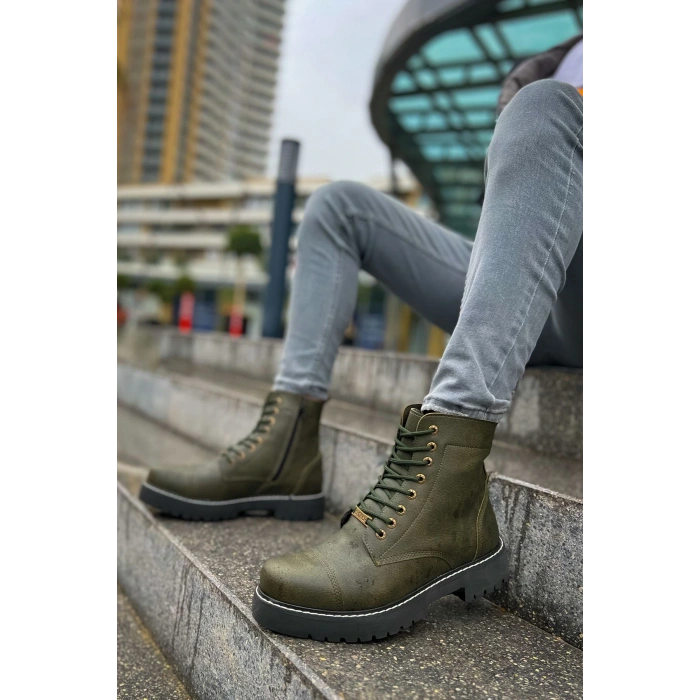 MN009 - CST Military Mens Boot GREEN