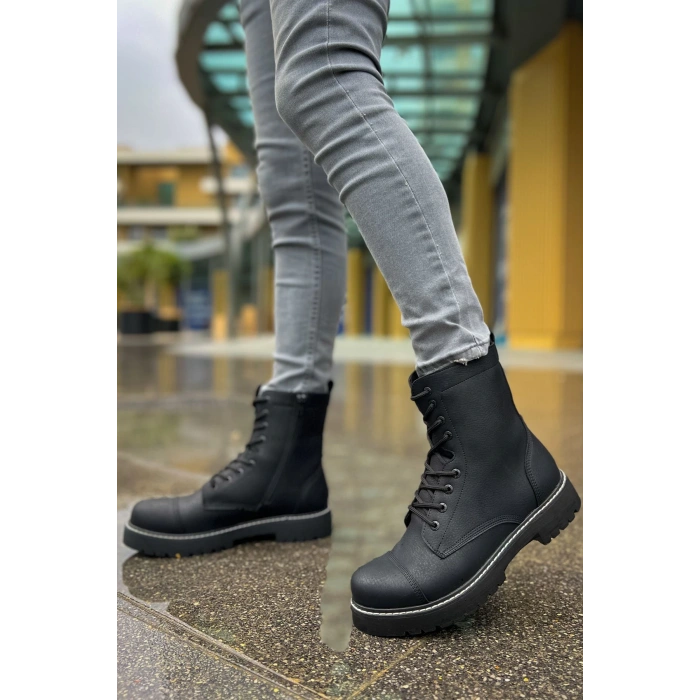 MN009 - CST Military Erkek Bot SIYAH