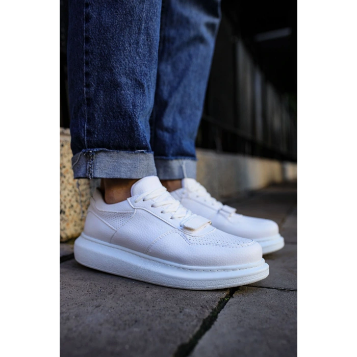 MN073 - CBT Flatline Mens Shoes WHITE