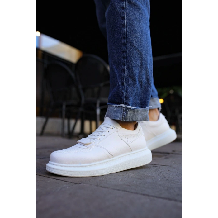 MN073 - CBT Flatline Mens Shoes WHITE