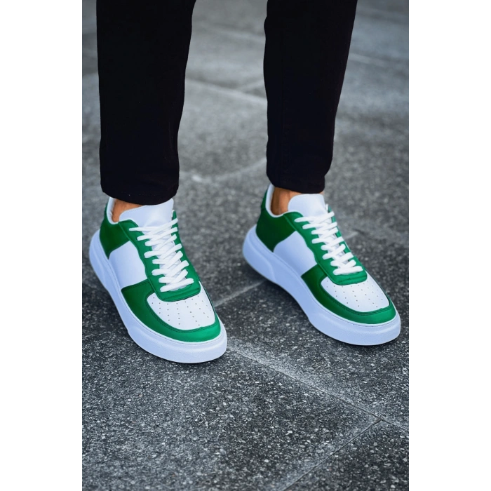 MN087 - FBT Kenton Erkek Ayakkabı BEYAZ/YESIL