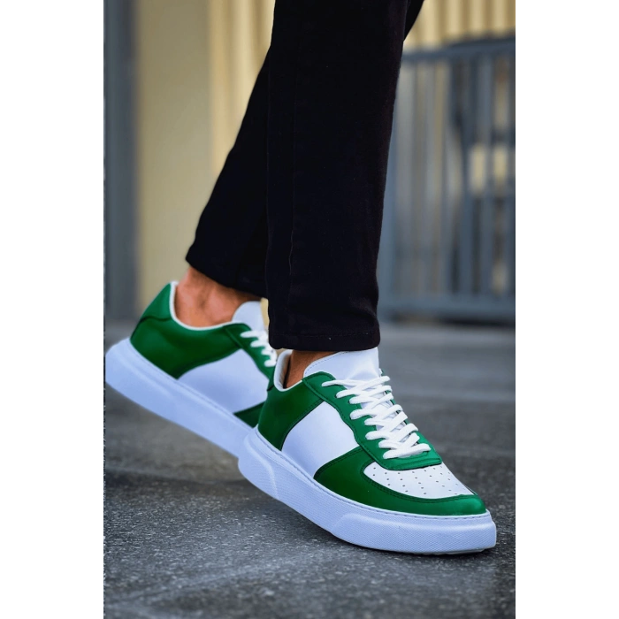 MN087 - FBT Kenton Erkek Ayakkabı BEYAZ/YESIL