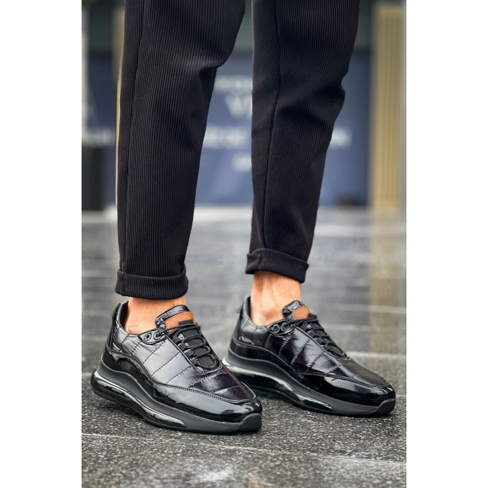 MN179 - RST Sporty Runner Mens Shoes BLACK