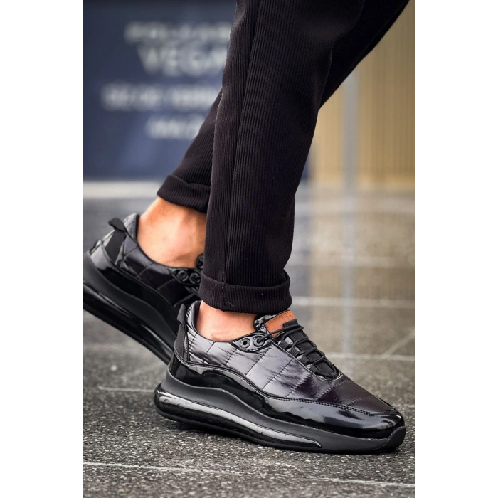 MN179 - RST Sporty Runner Mens Shoes BLACK