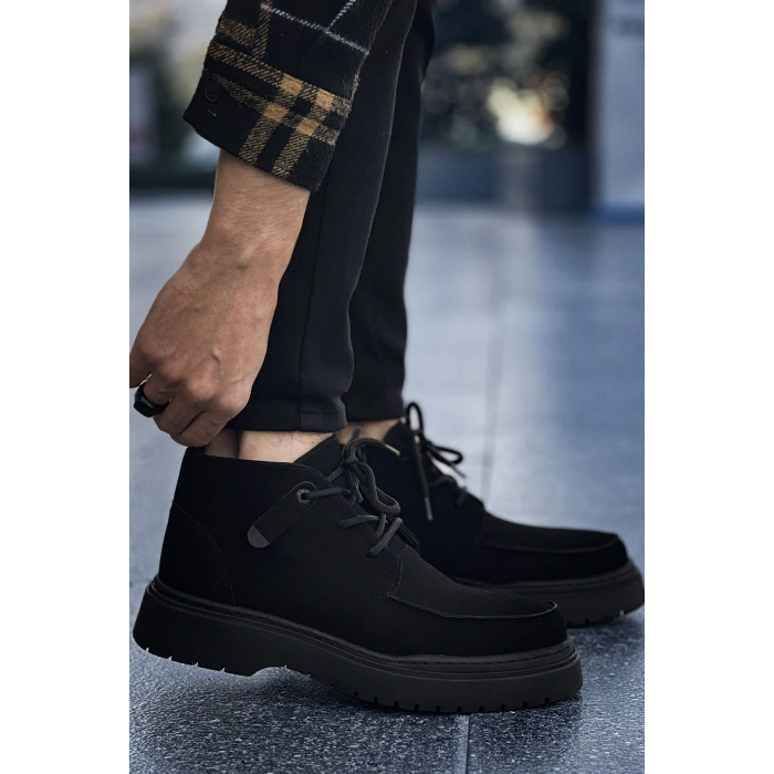 MN213 - SST Bryggen Mens Boot BLACK