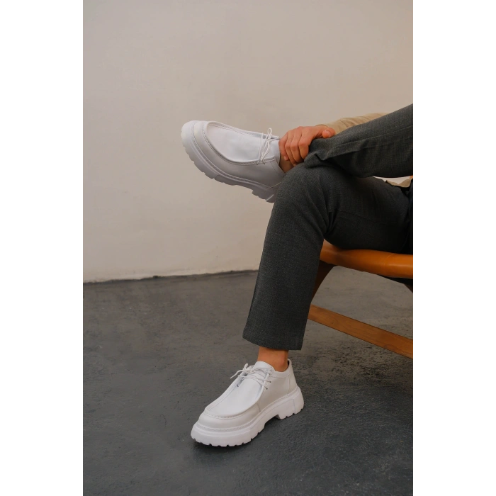 MN2404 - CBT Castle Mens Shoes WHITE