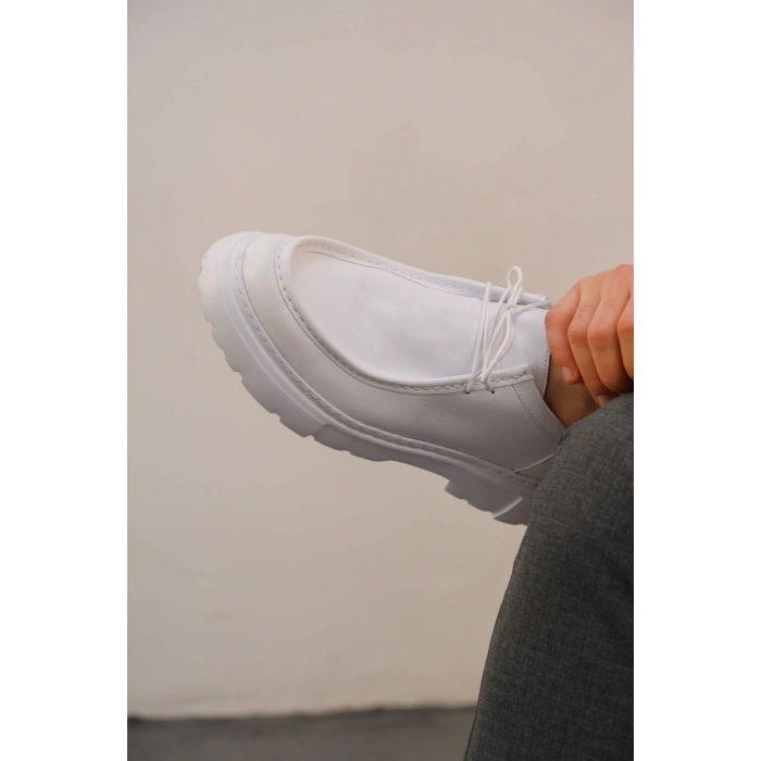 MN2404 - CBT Castle Mens Shoes WHITE