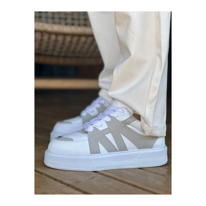 MN2407 - CBT Star-X Mens Athletic Shoes WHITE/GRAY