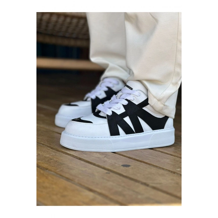 MN2407 - CBT Star-X Erkek Spor Ayakkabı BEYAZ/SIYAH