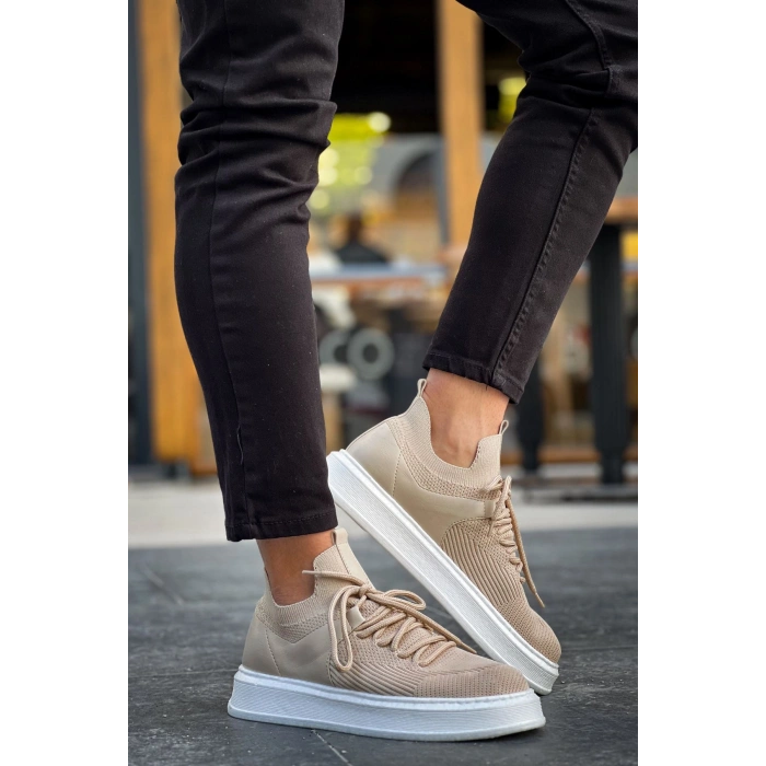 MN2408 - TBT Fusion Erkek Spor Ayakkabı KREM