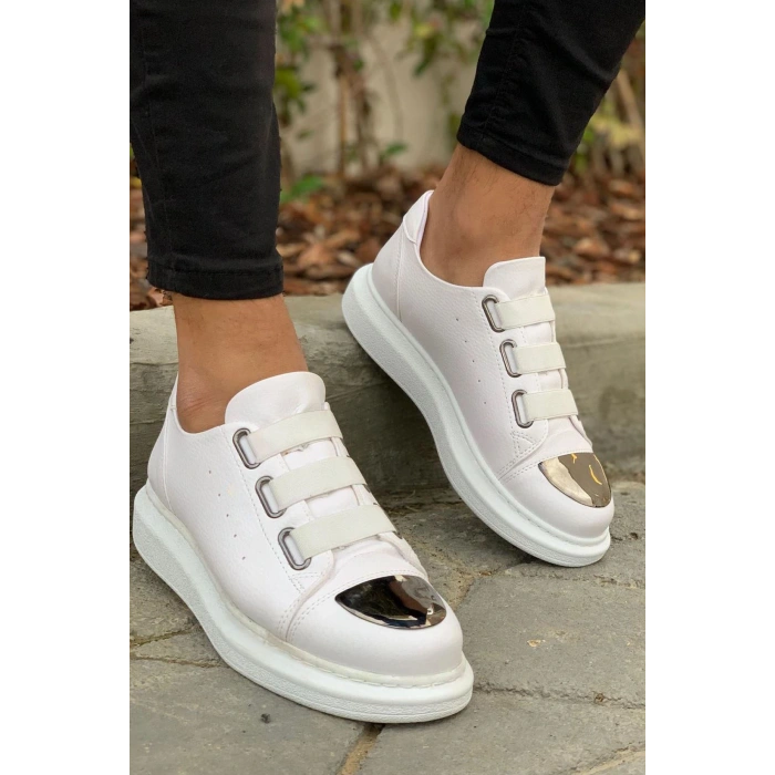 MN251 - CBT Mirror Mens Shoes WHITE