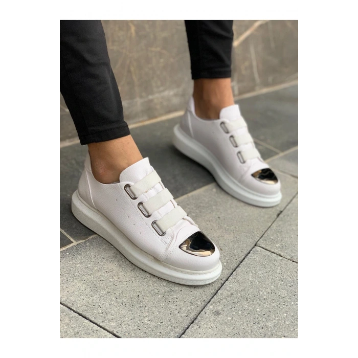 MN251 - CBT Mirror Mens Shoes WHITE