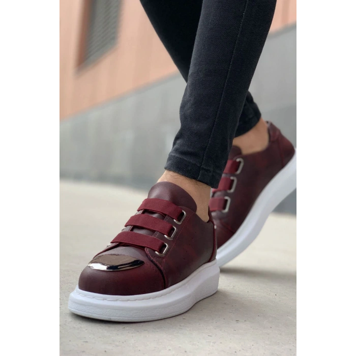 MN251 - CBT Mirror Mens Shoes BURGUNDY