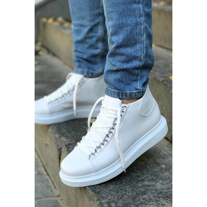 MN258 - CBT Rome Mens Boot WHITE