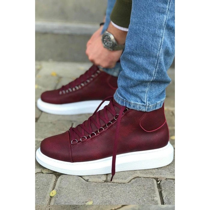 MN258 - CBT Roma Mens Boot BURGUNDY