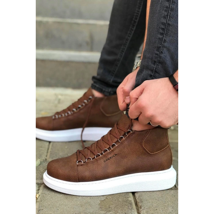 MN258 - CBT Rome Mens Boot TAN