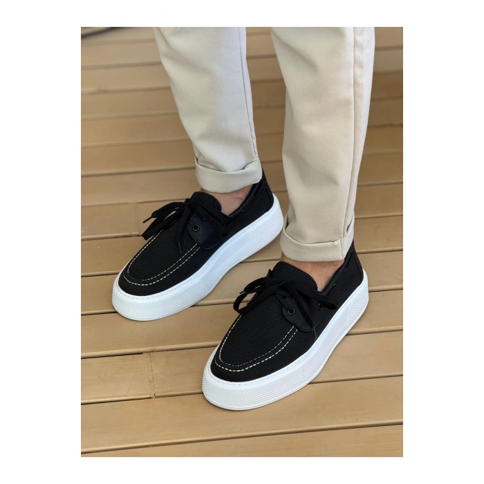 MN2602 - Triko Erkek Ayakkabı SIYAH