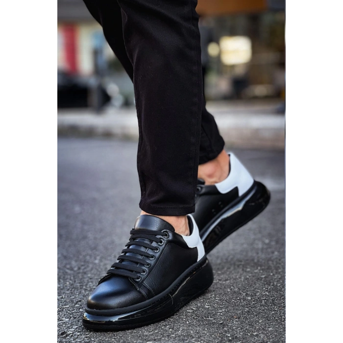 MN295 - CST Sollıevo Mens Shoes BLACK/WHITE