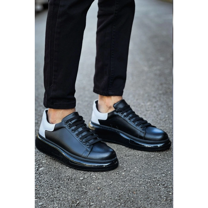 MN295 - CST Sollıevo Mens Shoes BLACK/WHITE