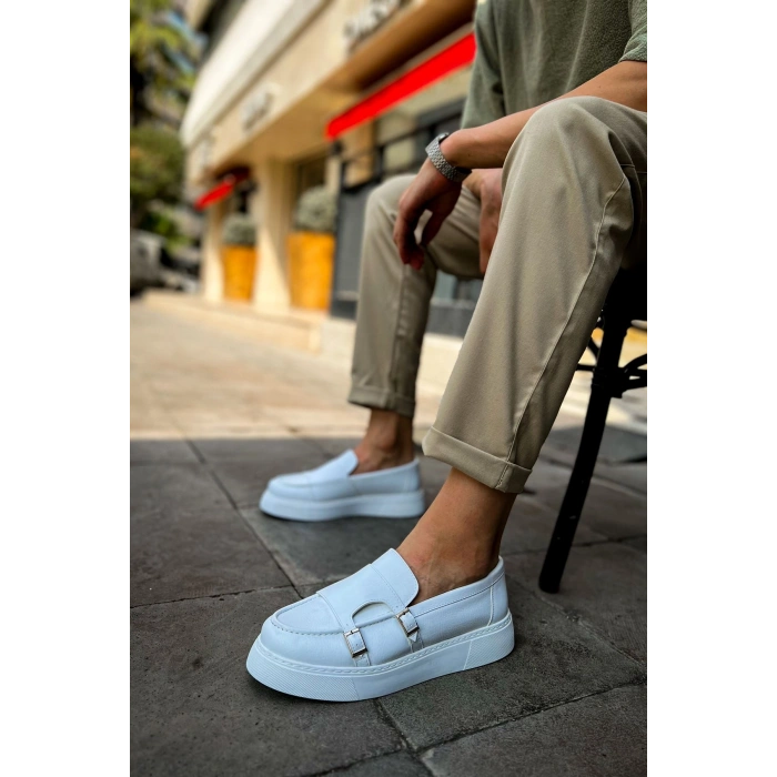 MN417 - CBT Mancini Erkek Ayakkabı BEYAZ