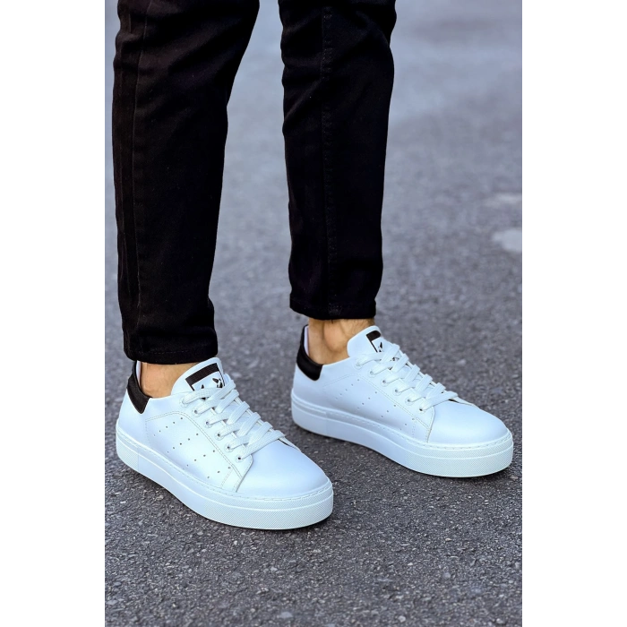 MN983 - CBT Tennis Mens Shoes WHITE/BLACK