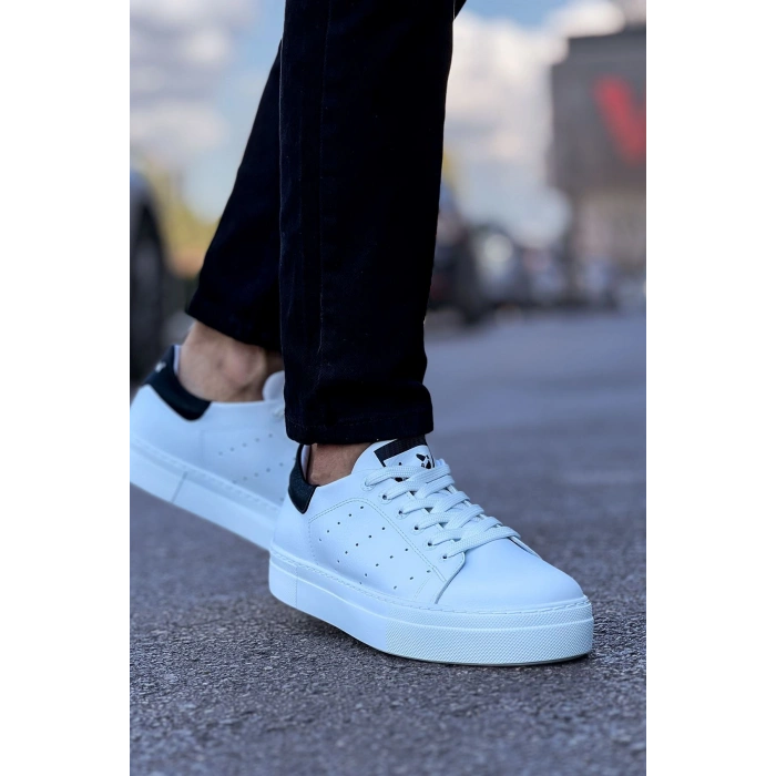 MN983 - CBT Tennis Mens Shoes WHITE/BLACK