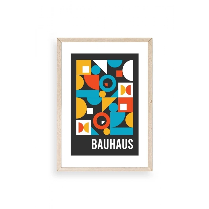 Modern Ahşap Çerçeveli Tablo 17 x 23