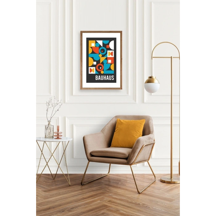 Modern Ahşap Çerçeveli Tablo 17 x 23